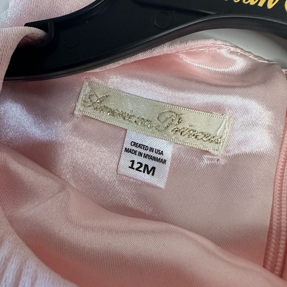 NWOT ✨ American Princess Pink Tulle Dress with Pearl Accents - Picture 2 of 4